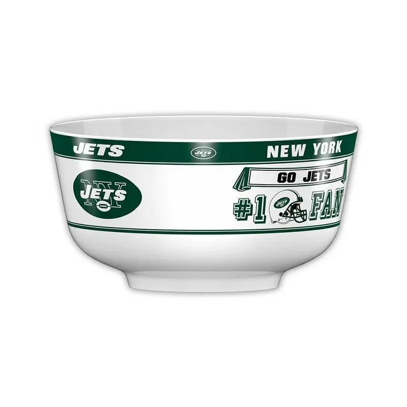 YouTheFan 3708839 NFL York Jets Party Bowl - Large