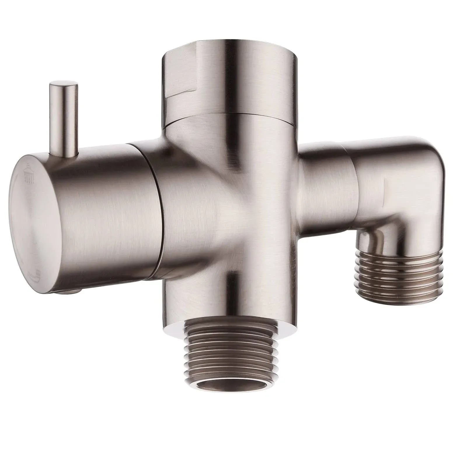 Bright Showers Brass Shower Arm Diverter Valve for Hand Held Showerhead and Fixed ...