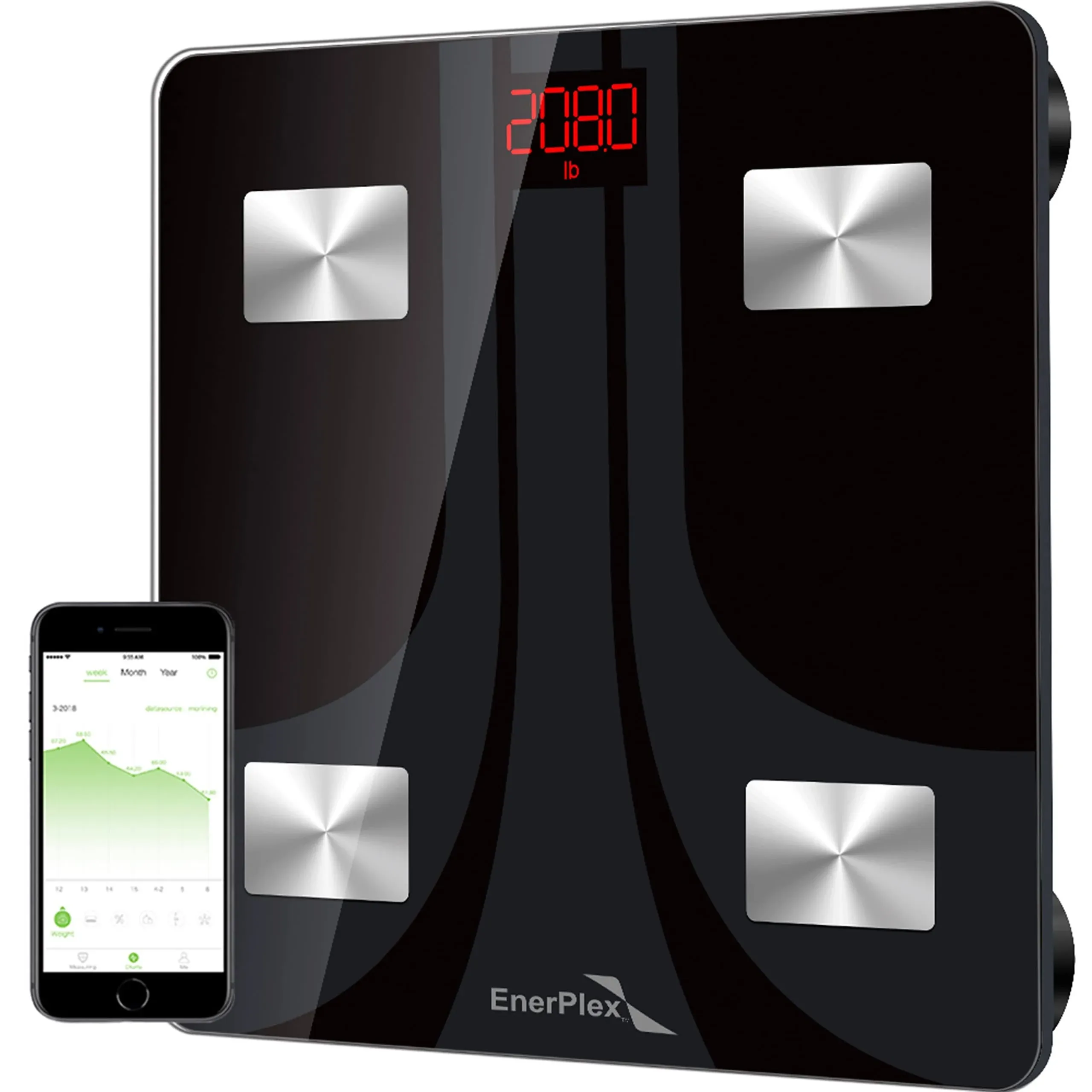 Scale for Body Weight - Bluetooth Compatible Accurate Digital BMI BRAND NEW