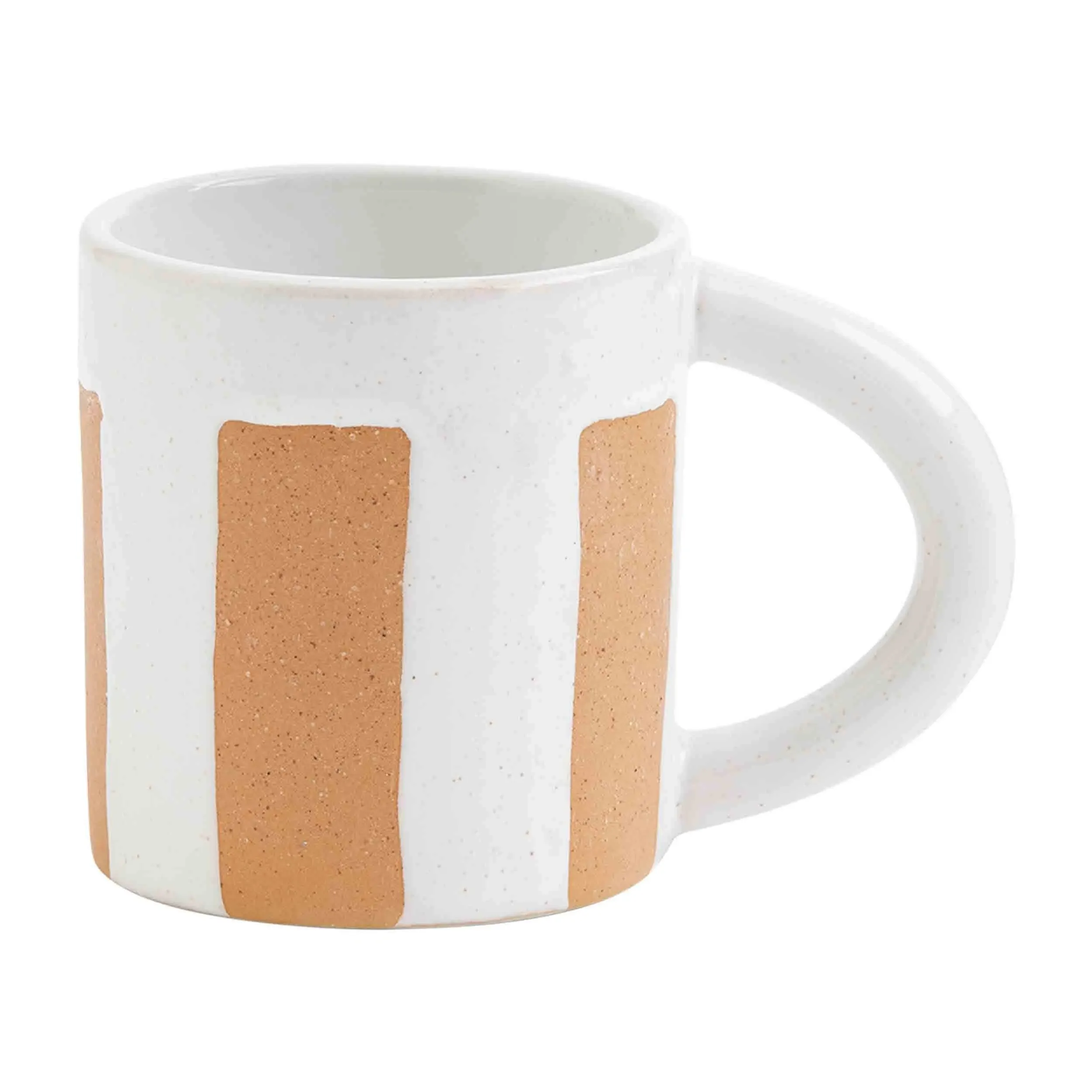 Stripe Terracotta Mug by Mudpie