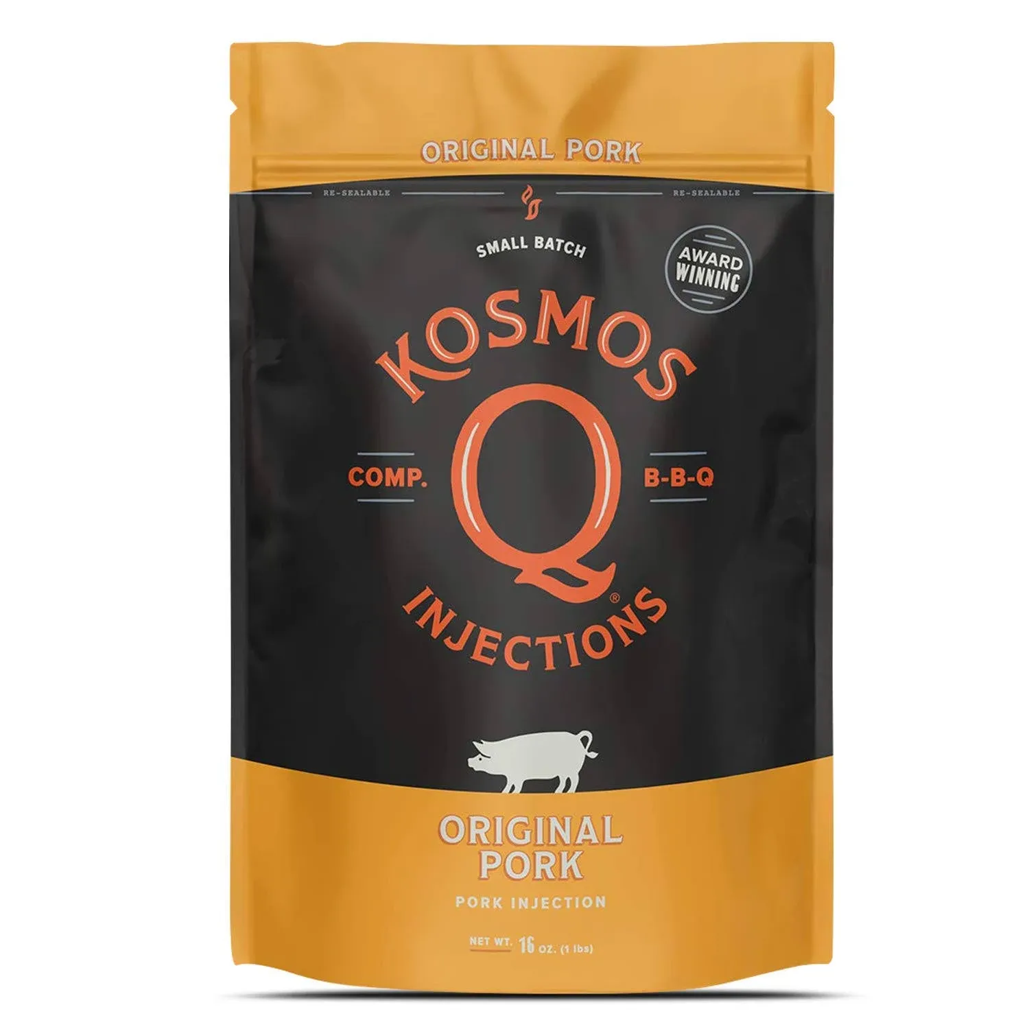 Kosmos Q Pork Injection, Original Pork - 16 oz