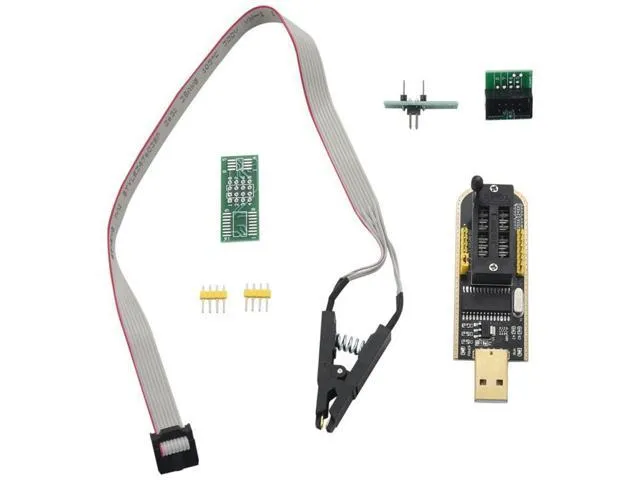 CH341A 24 25 Series EEPROM Flash BIOS USB Programmer Module +SOIC8 SOP8 Test Clip for EEPROM 93CXX/25CXX /24CXX