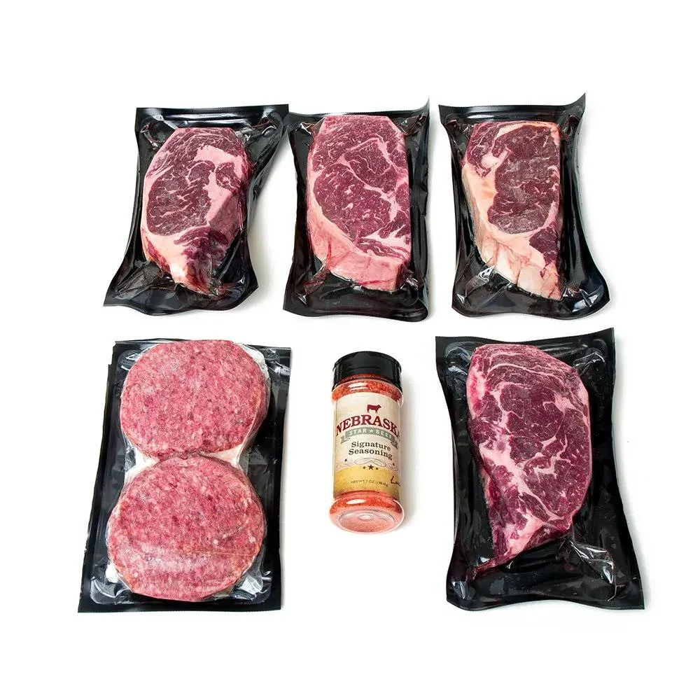 Nebraska Star Beef Aged Angus Ribeye & Premium Ground Patties by - All Natural ...