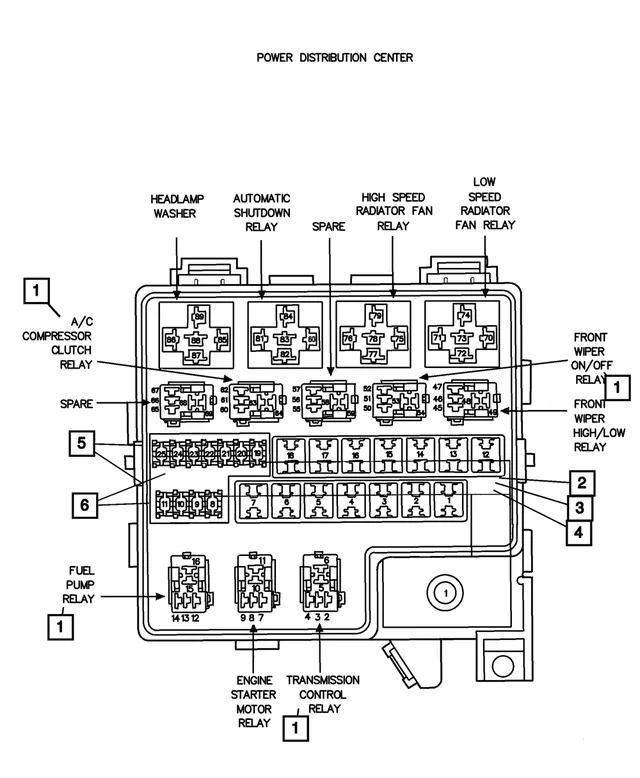 Mopar 04727370AA - Relay