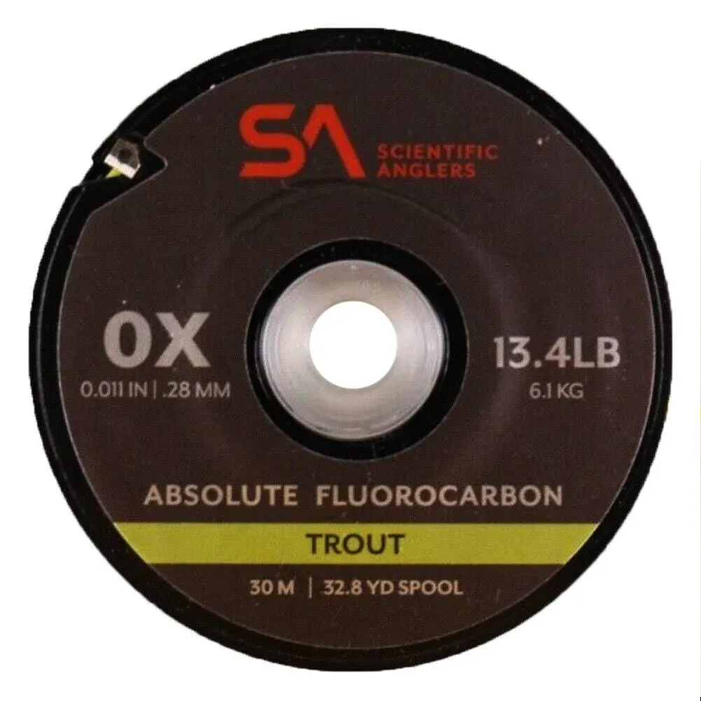 Scientific Anglers Absolute Fluorocarbon Trout Tippet - 30m - 0x