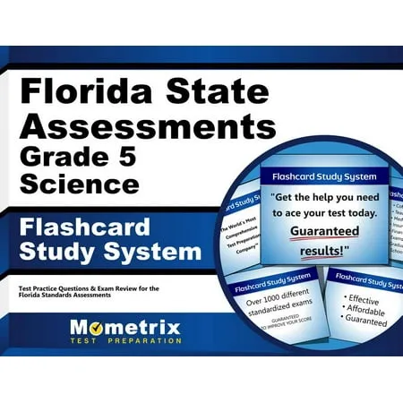 Florida State Assessments Grade 5 Science Flashcard Study System: Fsa Test ...