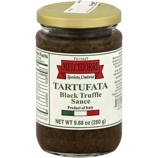 Melchiorri Tartufata Black Truffle Sauce, 9.9 Oz | Imported from ITALY