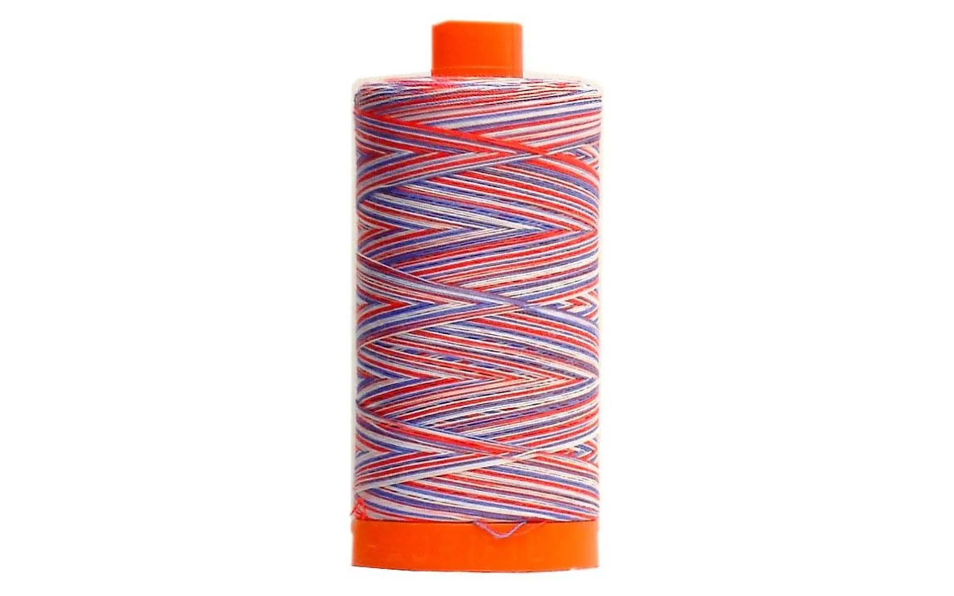 Mako Cotton Embroidery Thread 50wt 1422yds Variegated Red/White/Blue