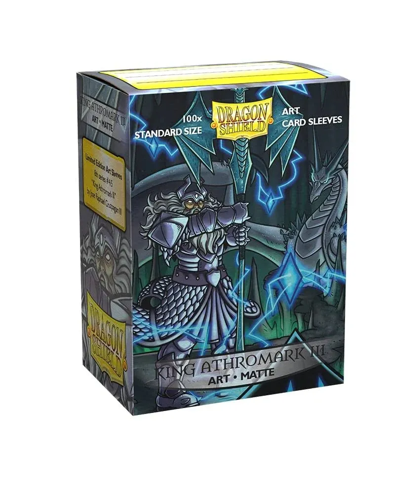 Dragon Shield Art Matte Sleeves - King Athromark III (100)