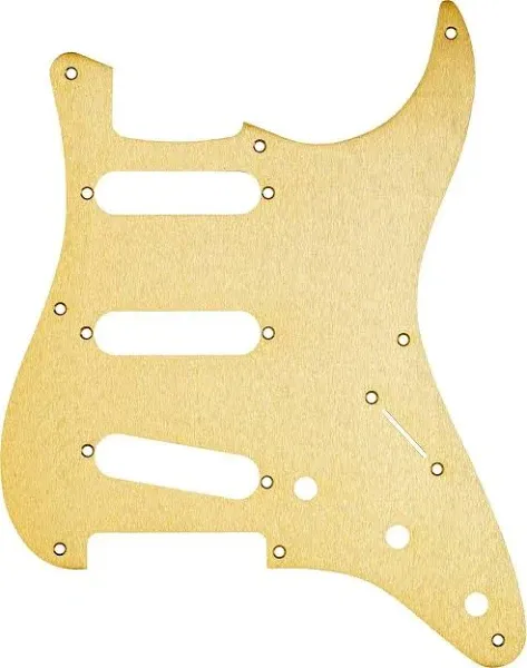 Fender Vintage-Style Pickguard, Stratocaster, 8-Hole - Gold Anodized