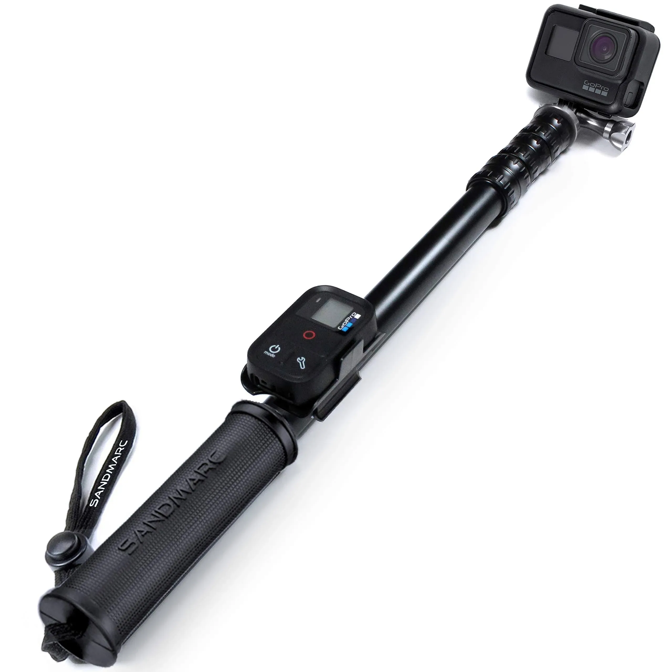 SANDMARC Pole - Metal Edition 15-50&#034; Waterproof Extension Selfie Stick GoPro