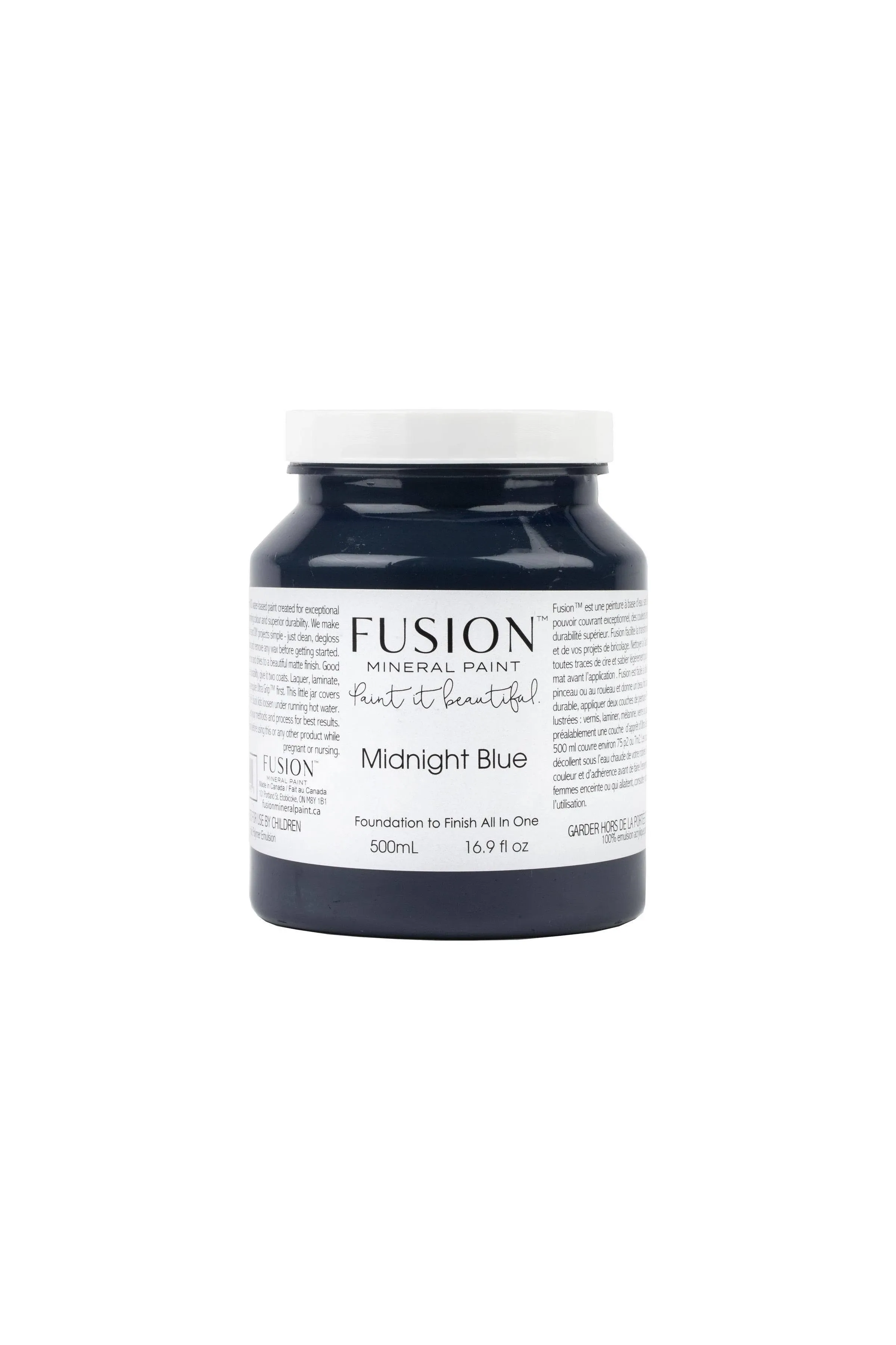 Fusion Mineral Paint 500 ml Midnight BlueFusion Mineral Paint 500 ml Midnight Blue