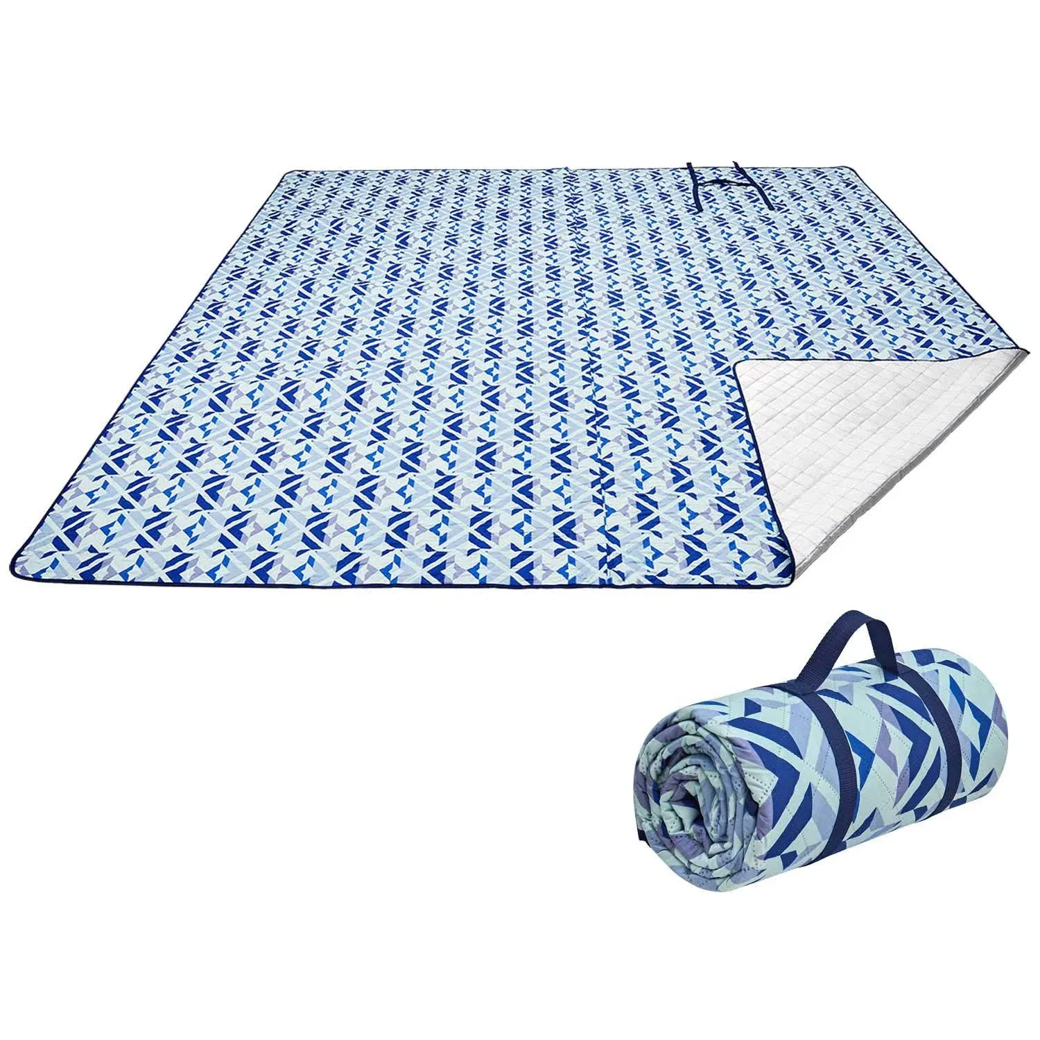 KingCamp Beach Picnic Blanket Blue / XXL/78.7''x78.7''