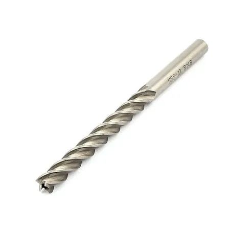 24mm Cutting Dia 20mm Shank HSS-AL 4 Spiral Flutes Slotting End Mill Drill Bit