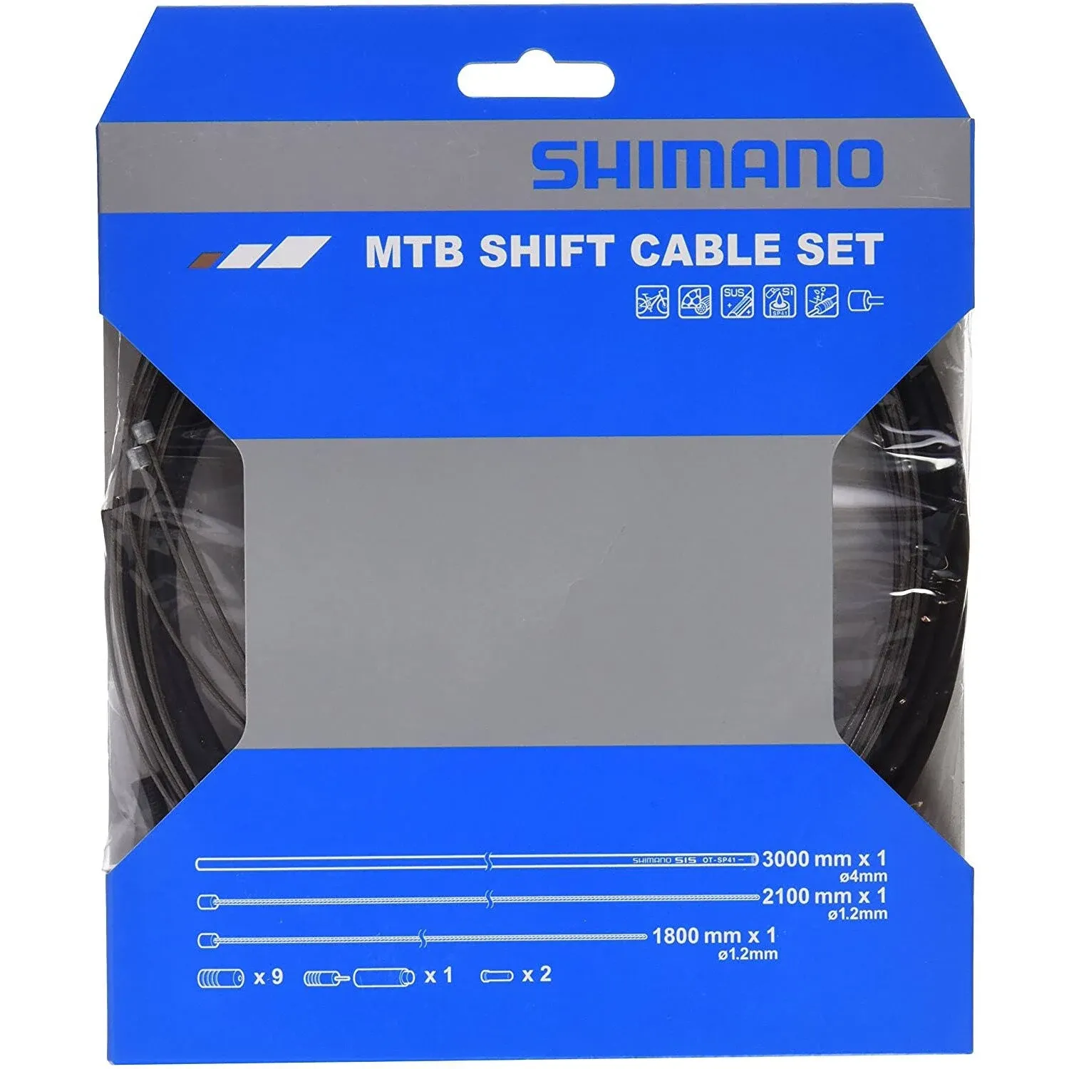 SHIMANO MTB Stainless Steel Gear Cable Set Cycling Gear