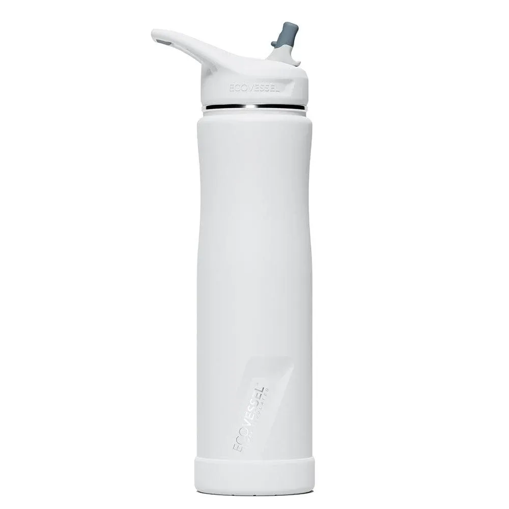 EcoVessel Whiteout Summit Water Bottle 24 oz