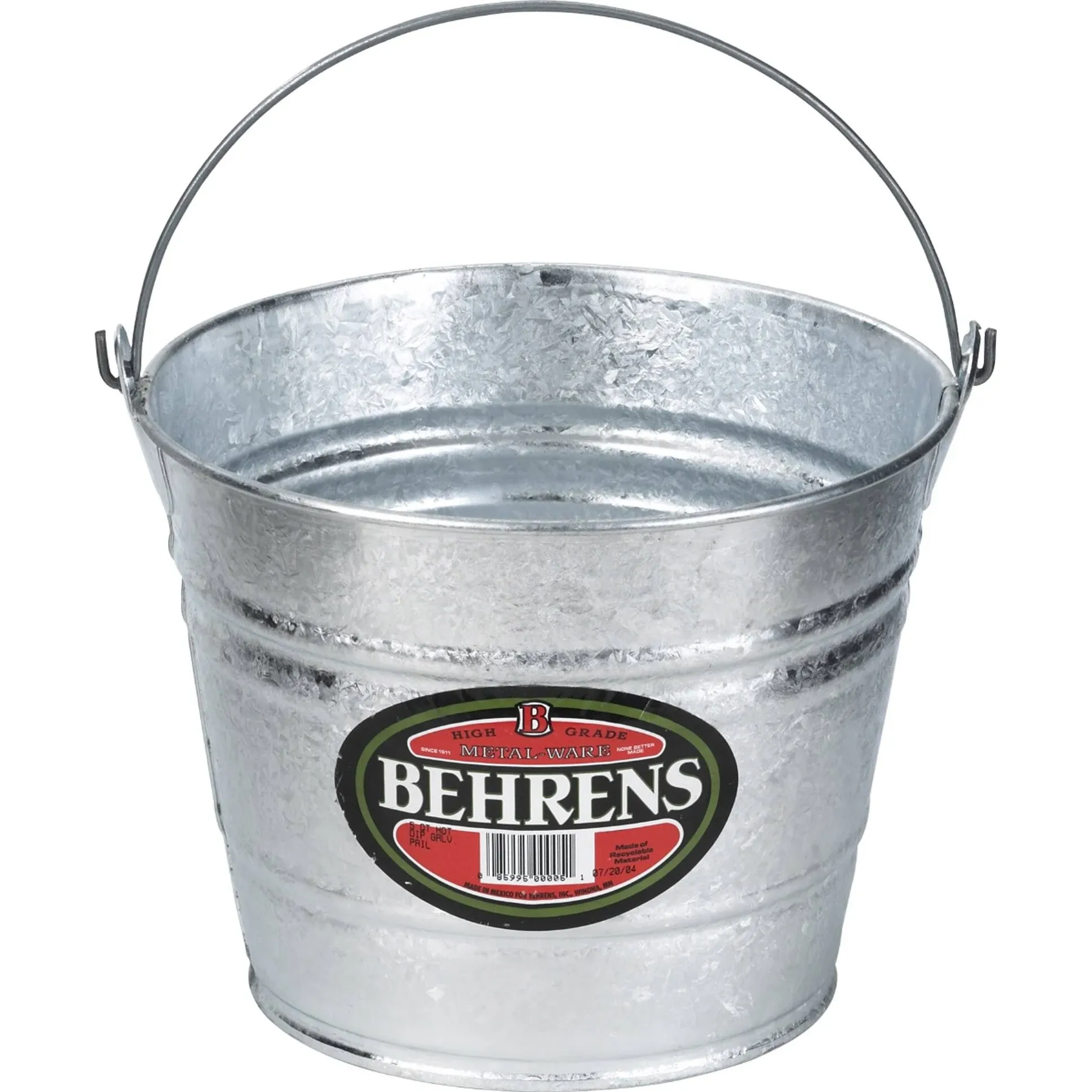 Behrens 14 qt. Hot-Dipped Steel Pail