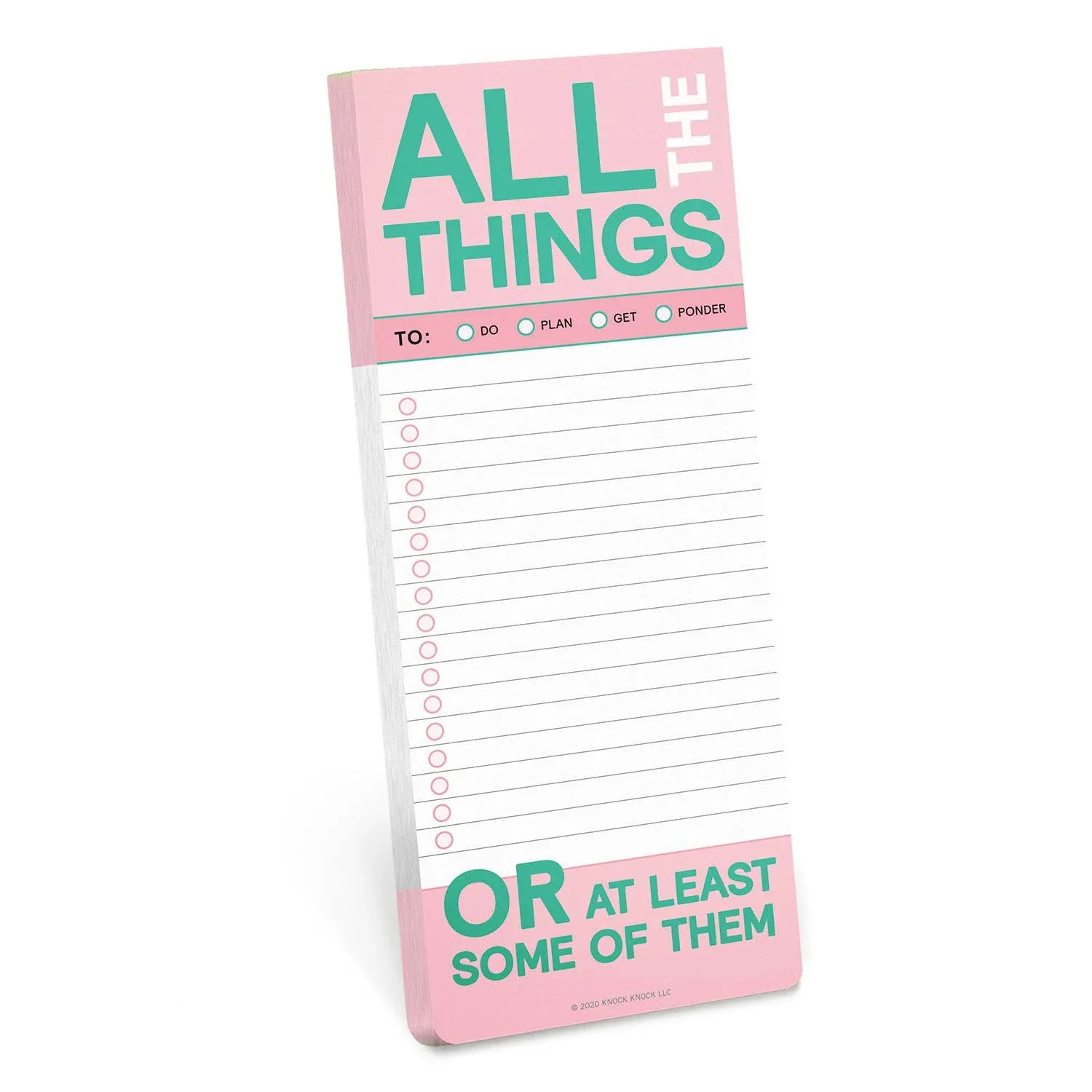 Knock Knock : All The Things Make-a-List Pad