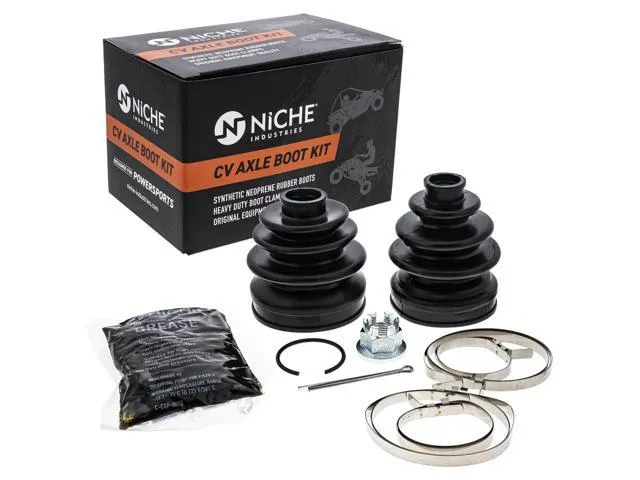 NICHE Front CV Axle Boot Kit For Honda Rincon 650 Foreman Rubicon 500 42203-HM7-003 42202-HN2-003 ATV