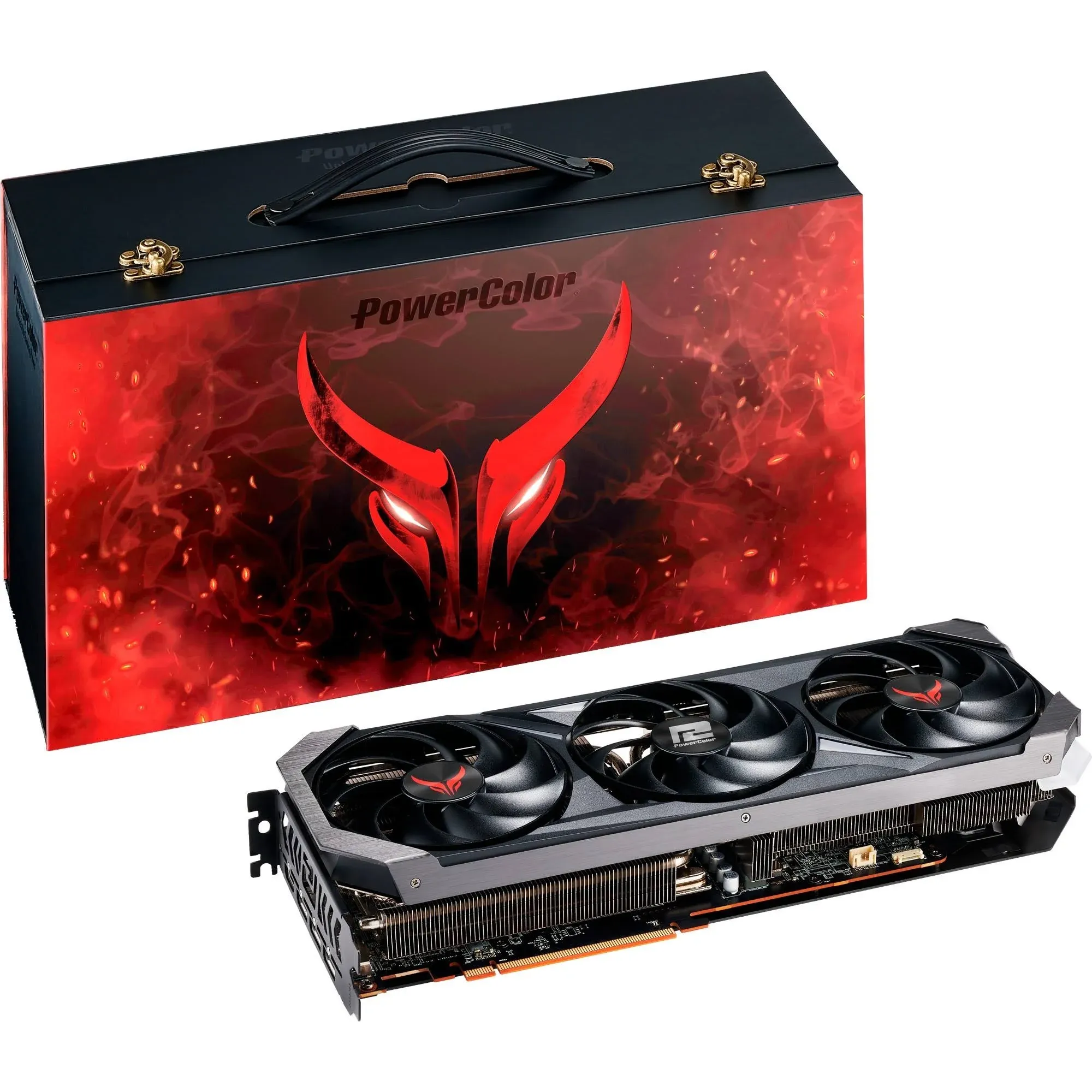 PowerColor AMD Radeon RX 7800 XT Red Devil RGB Overclocked Triple Fan 16GB GDDR6 PCIe 4.0 Graphics Card