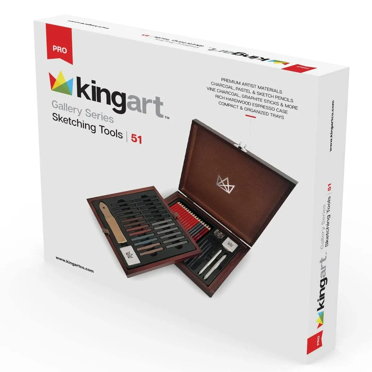 Kingart Gallery Series Sketching Tool Set