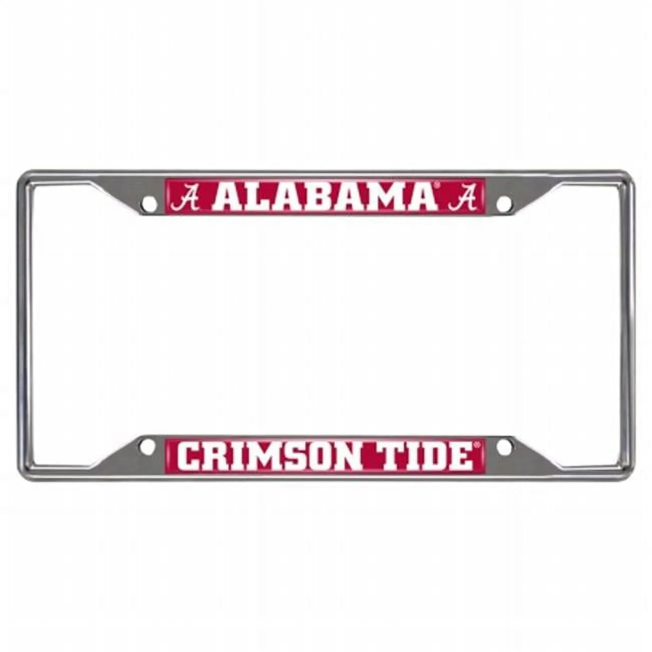 FANMATS NCAA Chrome Metal License Plate Frame