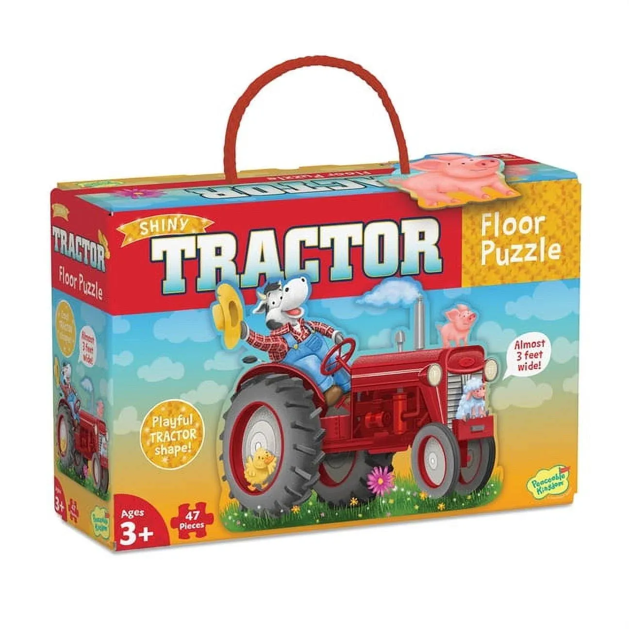 Floor Puzzle: Tractor 47Pcs