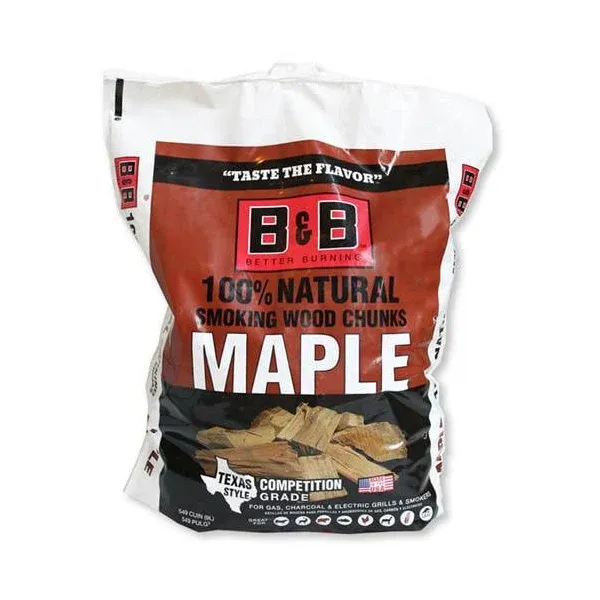 B&B Charcoal 549 cu. in. Maple Wood Smoking Chunks