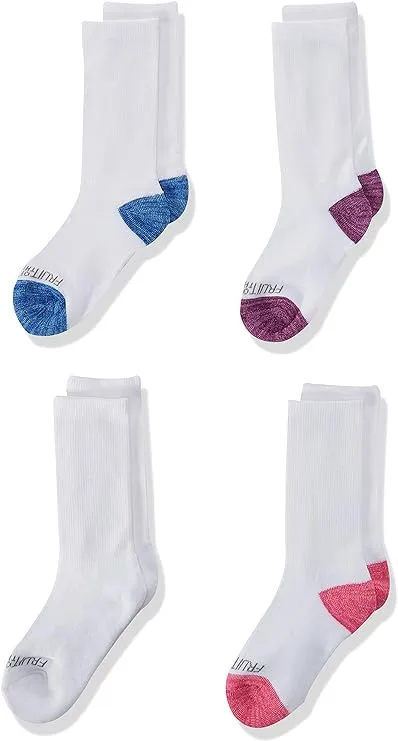 10-Packs Girls Everyday Soft Crew Socks