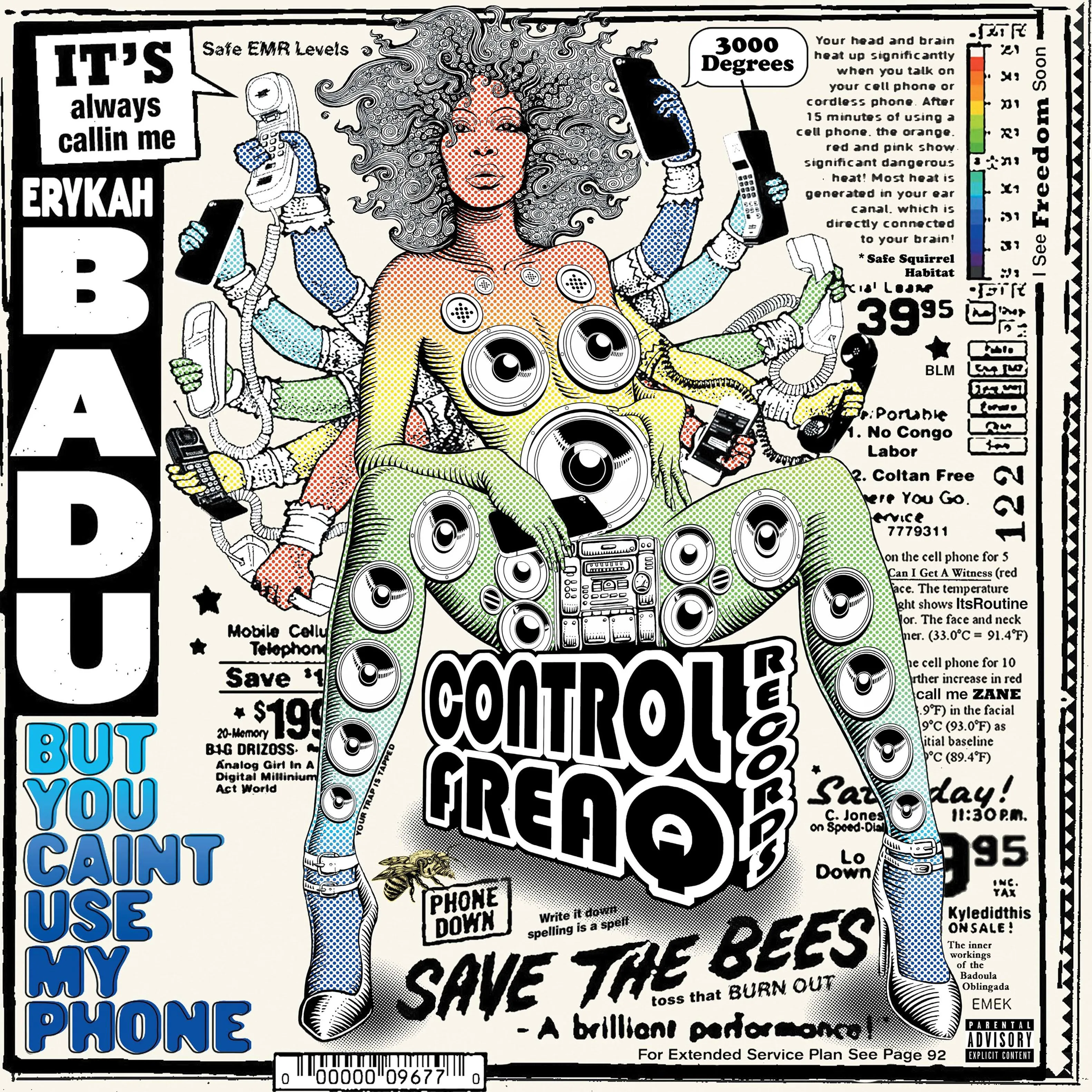 Erykah Badu - But You Caint Use My Phone New Vinyl LP Germany - Import