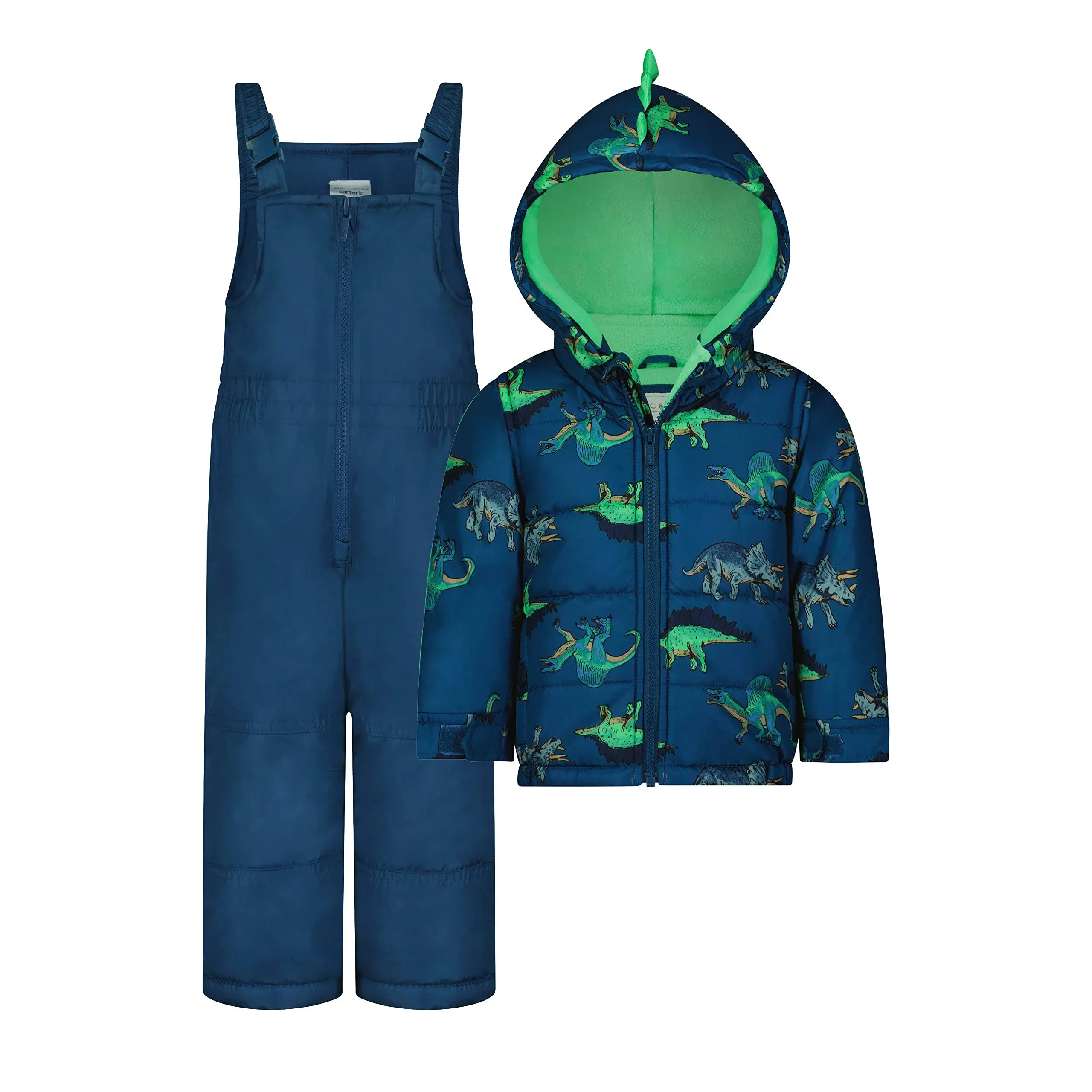 Boys Carter's Baby 2-Piece Dinosaur Snowsuit Set