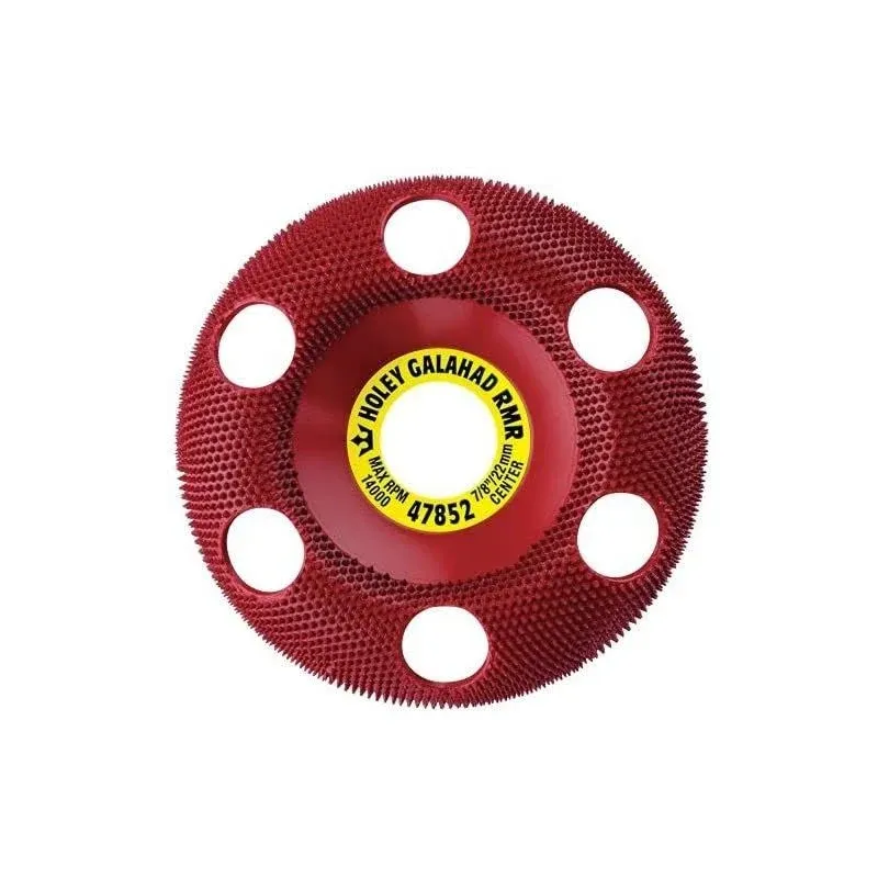 Arthur's Tools Holey Galahad Round Medium Red Grit Disc