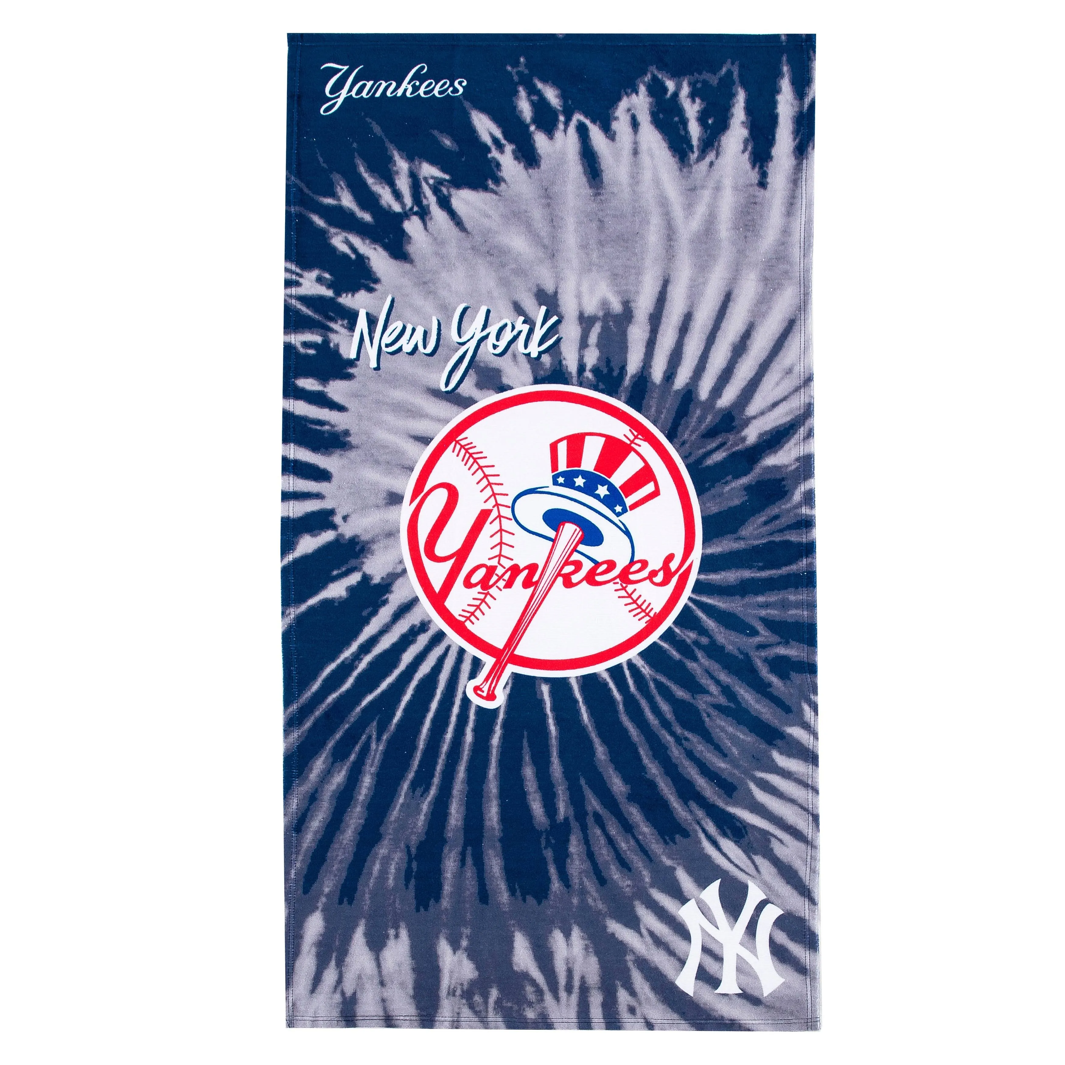 Yankees Official MLB Psychedelic Beach Towel; 30" x 60"