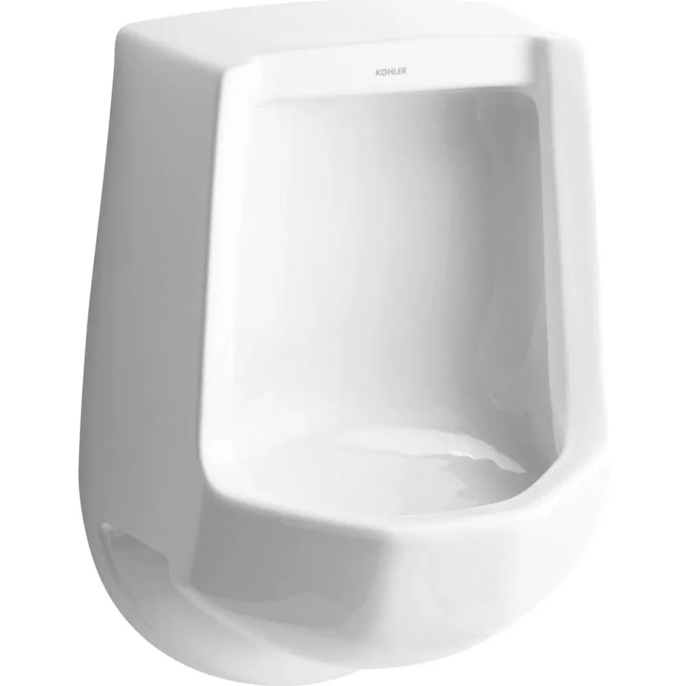 Kohler K-4989-R-0 White Freshman Urinal with Rear Spud