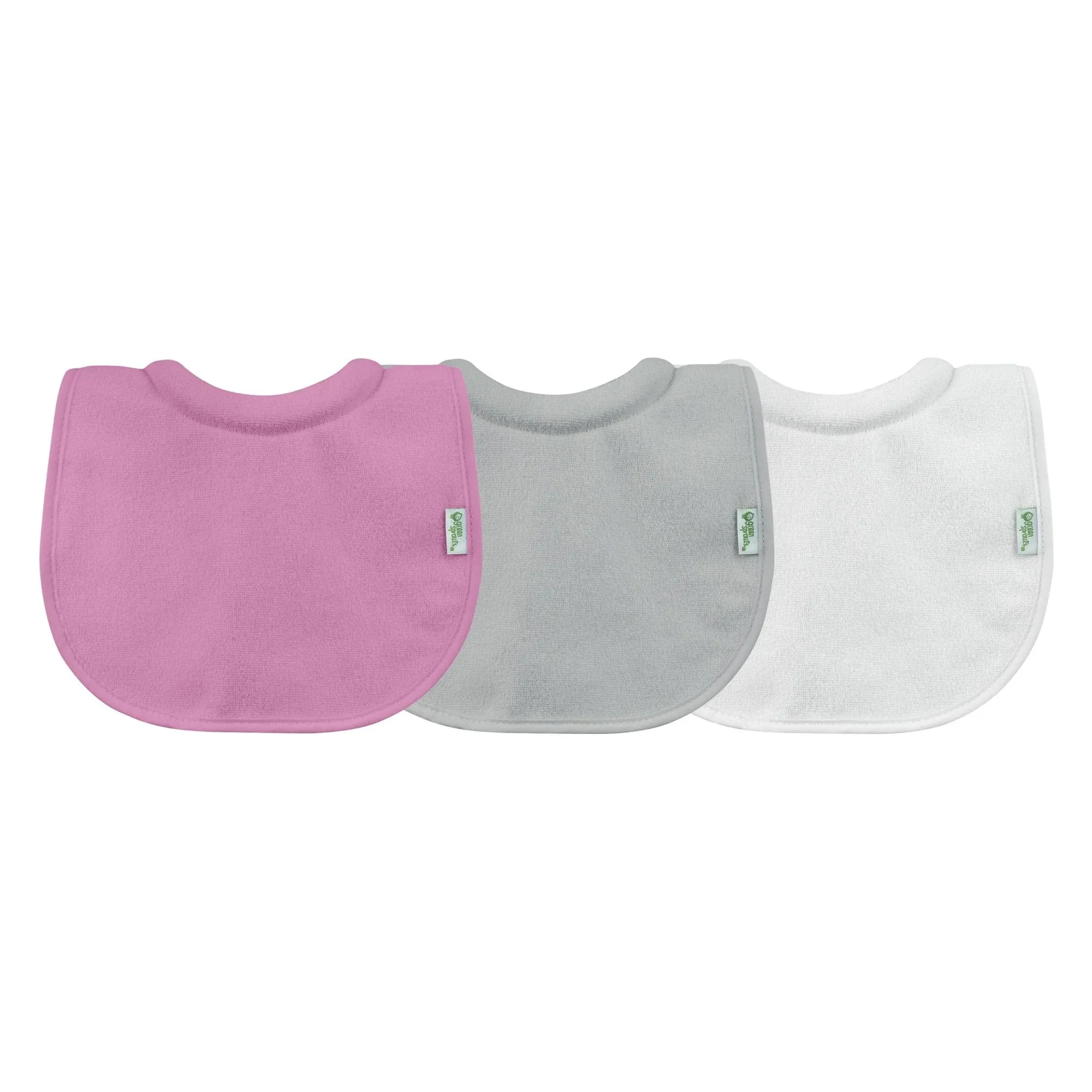 green sprouts Stay-dry Milk-catcher Bib (3pk)