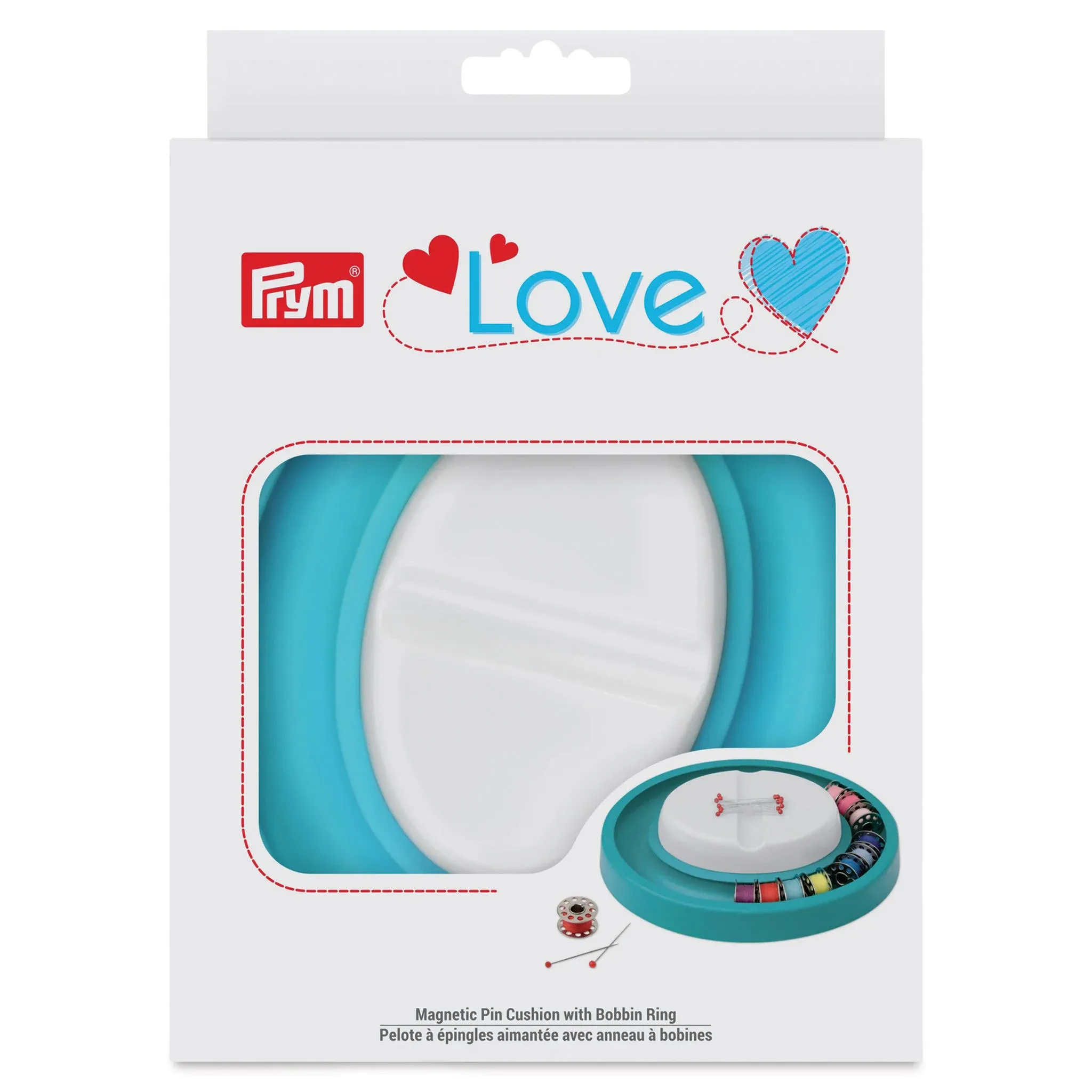 Prym Love Magnetic Pin Cushion with Bobbin Ring