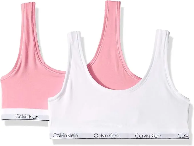 Calvin Klein Girls' Modern Cotton Bralette, Singles and Multipack