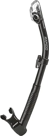 Phantom Aquatics Scuba Snorkeling Dry Snorkel Tube (Energy, All Black)