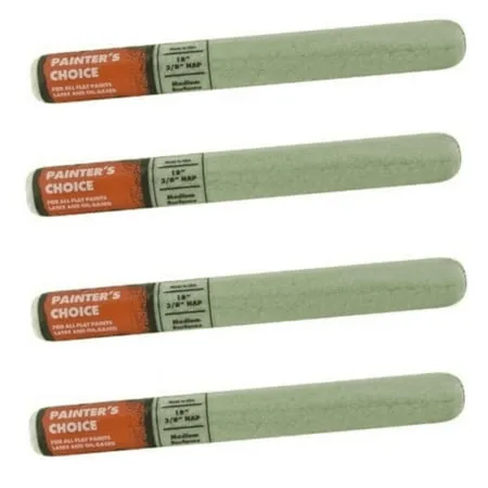 4 Wooster Brush R275-18 Painter s Choice Roller Cover 3/8-Inch Nap 18-Inch Green