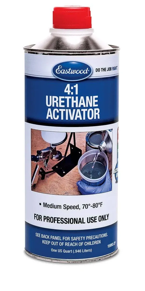 Eastwood 4:1 Rat Rod Matte Clear Medium Activator for Acrylic Alkyd and Lacquer Coat