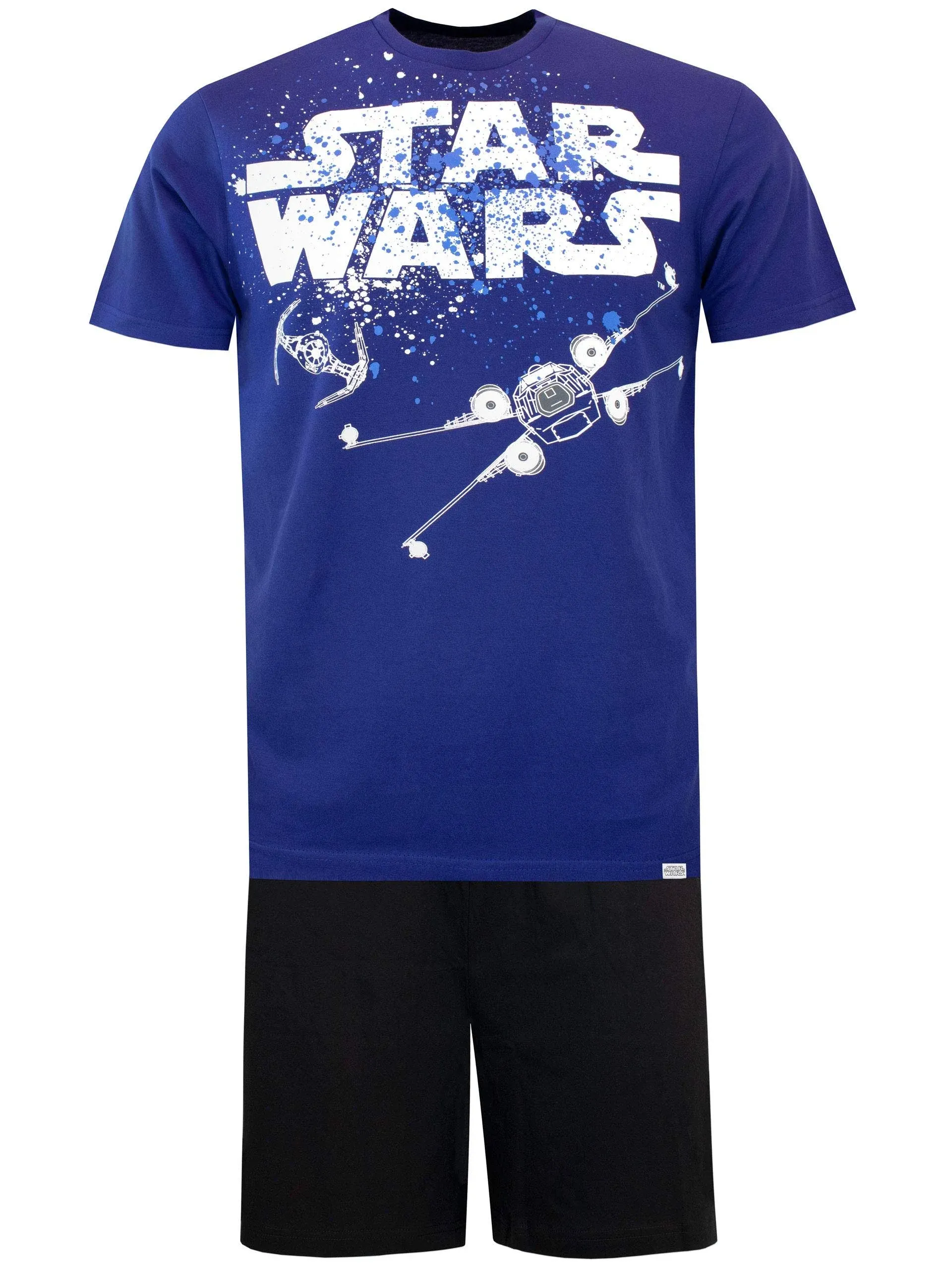 STAR WARS Pajamas | Short Sleeve Men&#039;s Pajama Sets | Cotton Men&#039;s Sleepwear