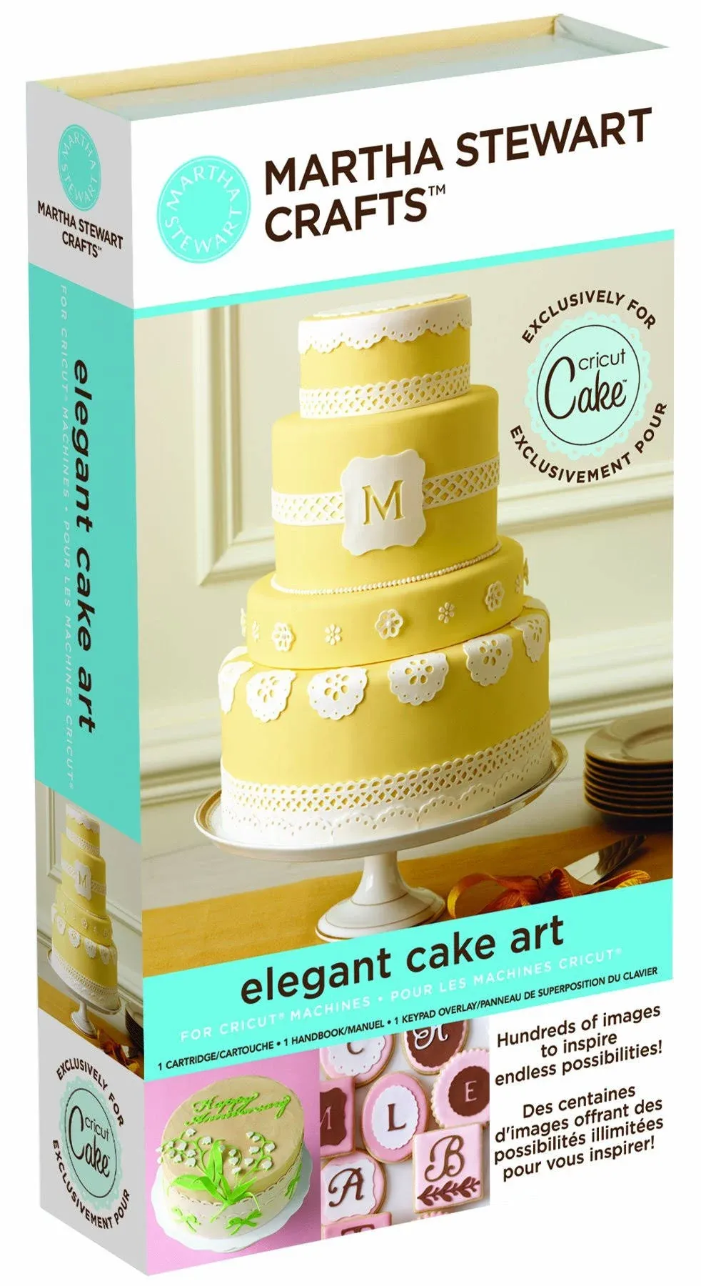 New Martha Stewart Crafts Elegant Cake Art for Cricut Cake Machines Cartridge