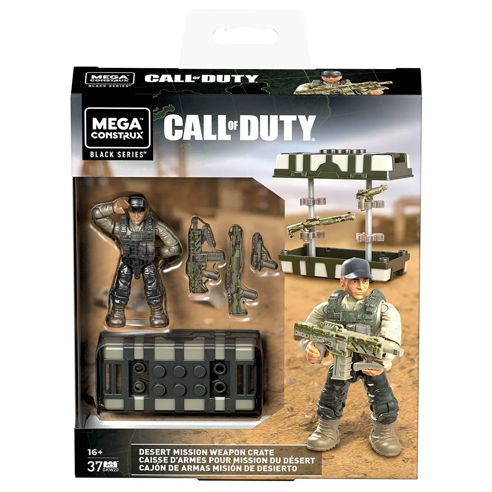 Construx Call of Duty Desert Mission Weapon Crate