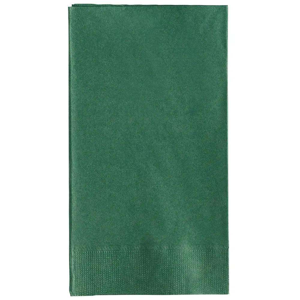 Lapaco 2 Ply Forest Green Dinner Napkin -- 1000 per case.