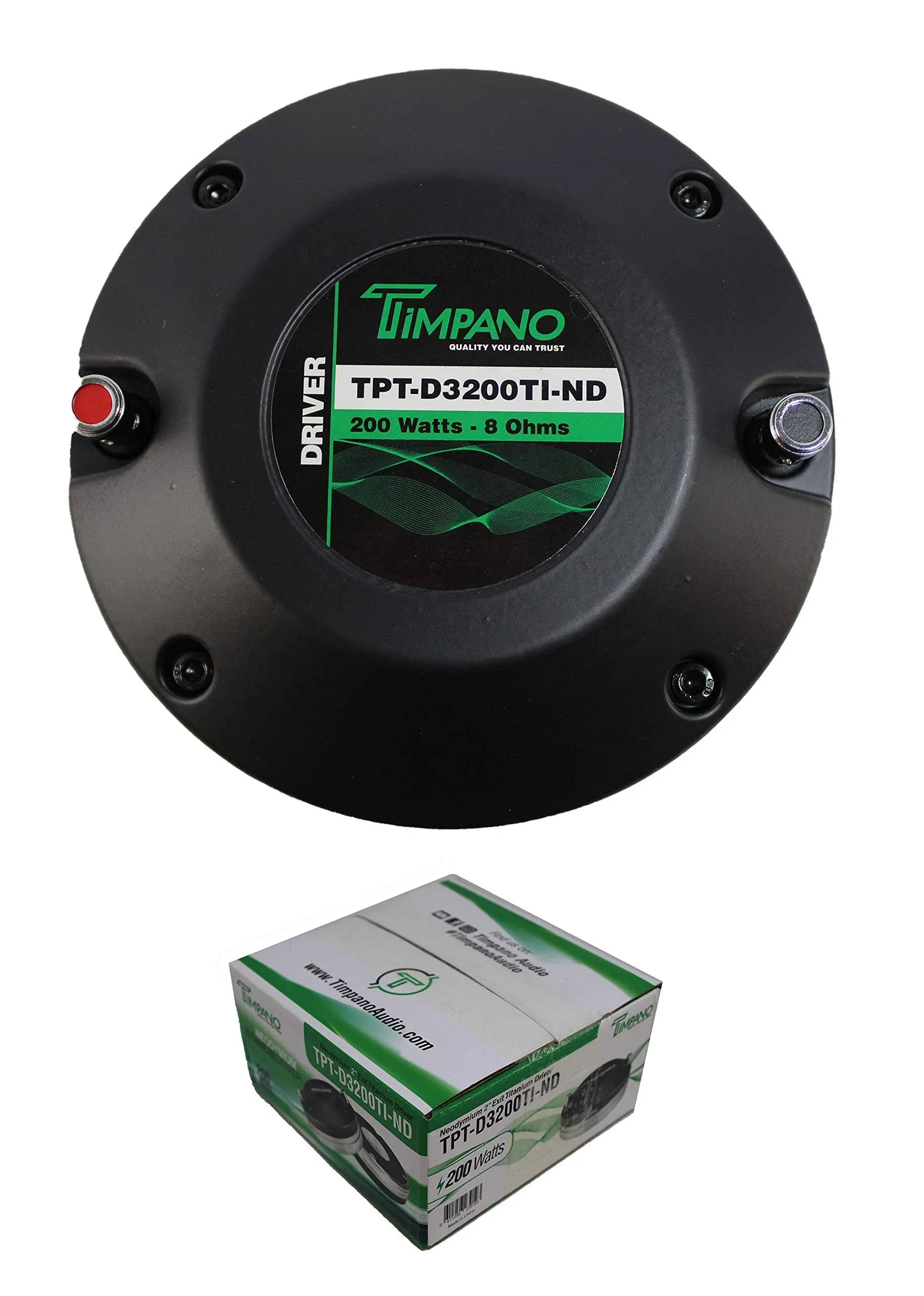 Timpano 3 Inch 200W 8 Ohms Neodymium Titanium Compression Driver TPT-D3200TI-ND  | eBay