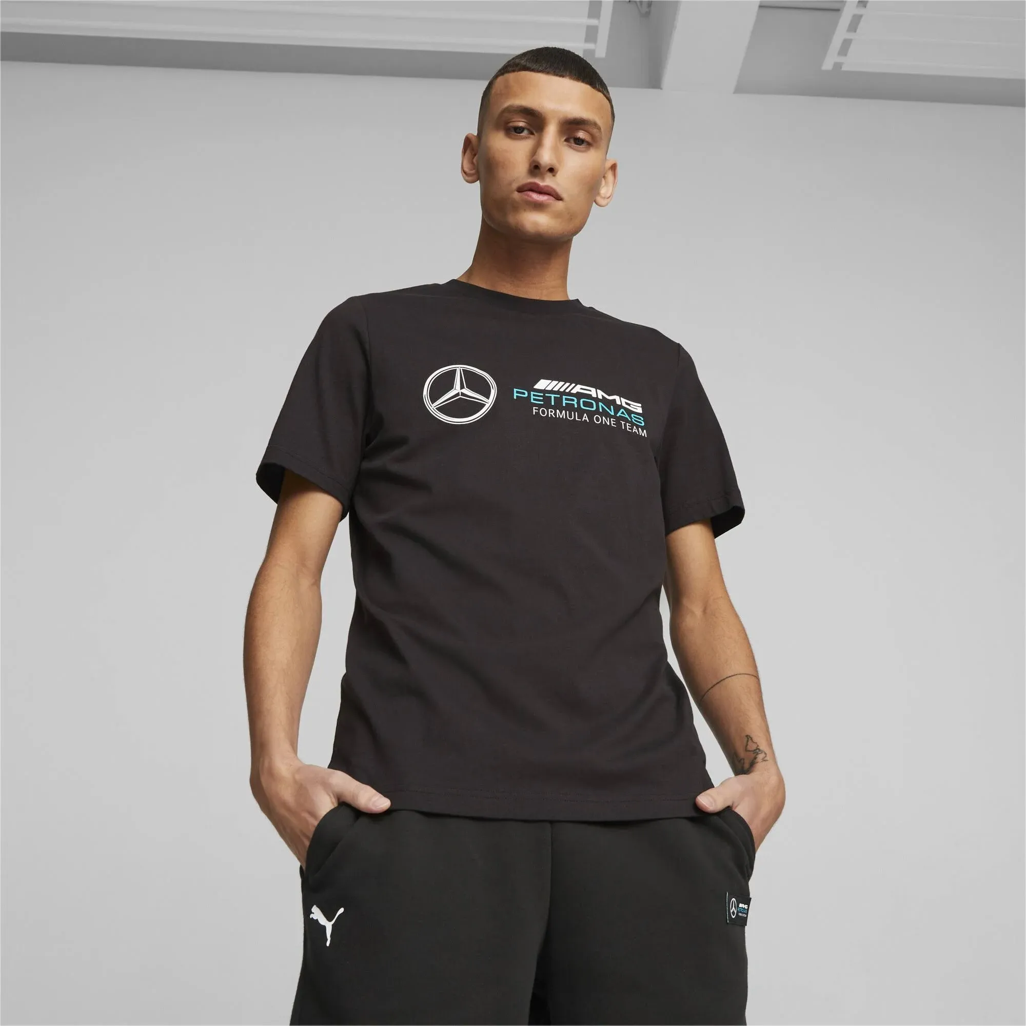 Puma Men's Mercedes Essentials Logo Tee