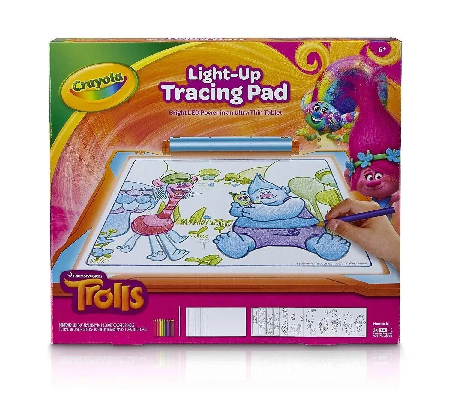 Crayola Trolls Light Up Tracing Pad EACH