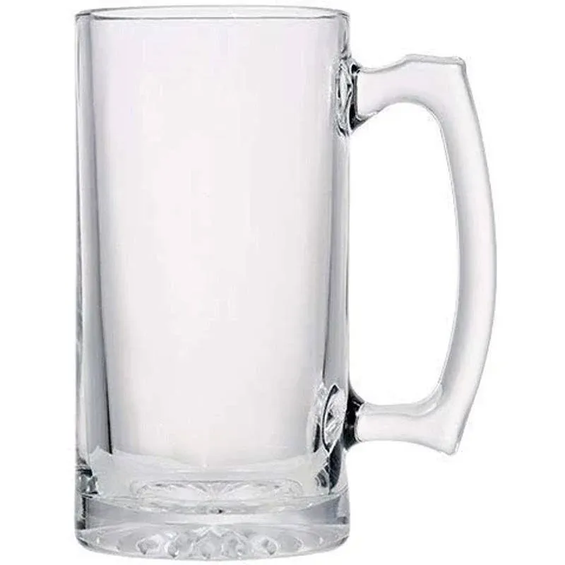 Advanced Mixology 26 oz Jumbo Thick Glass Sports Beer Mugs