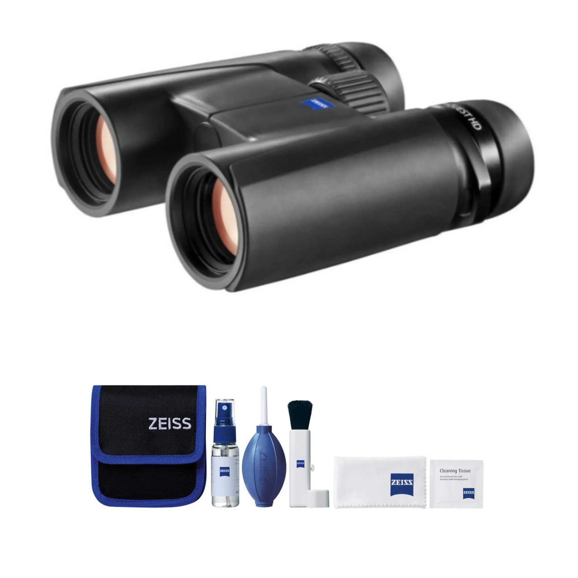 Zeiss 10x32 Conquest HD Binoculars (Black) with Lens Cleaning Kit