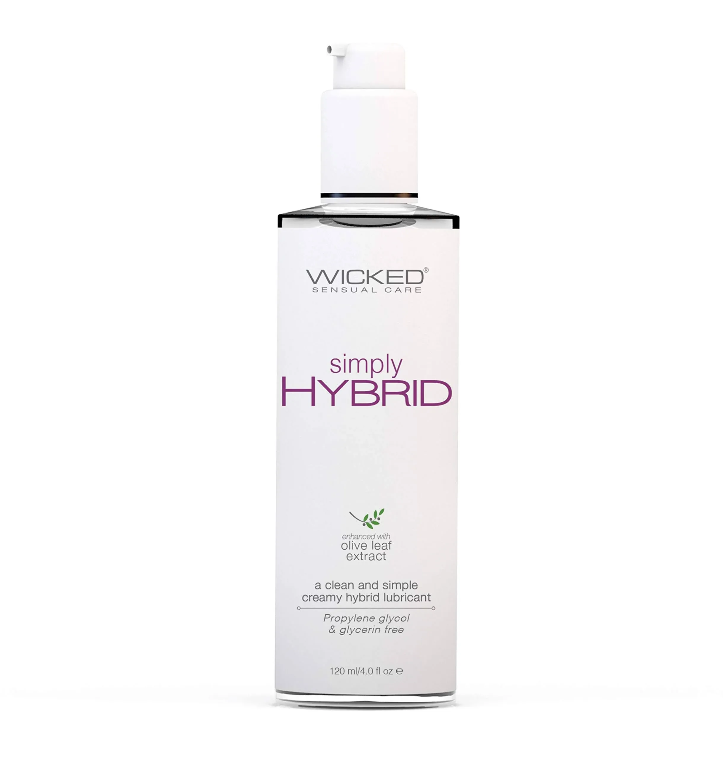 Wicked Sensual Care Simply Hybrid Lubricant - 4 oz